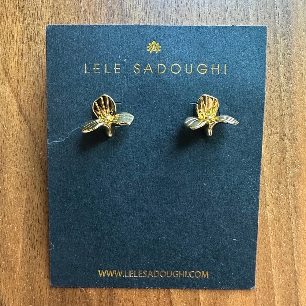 Lele Sadoughi Trillium Stud Earrings - Picture 2 of 5